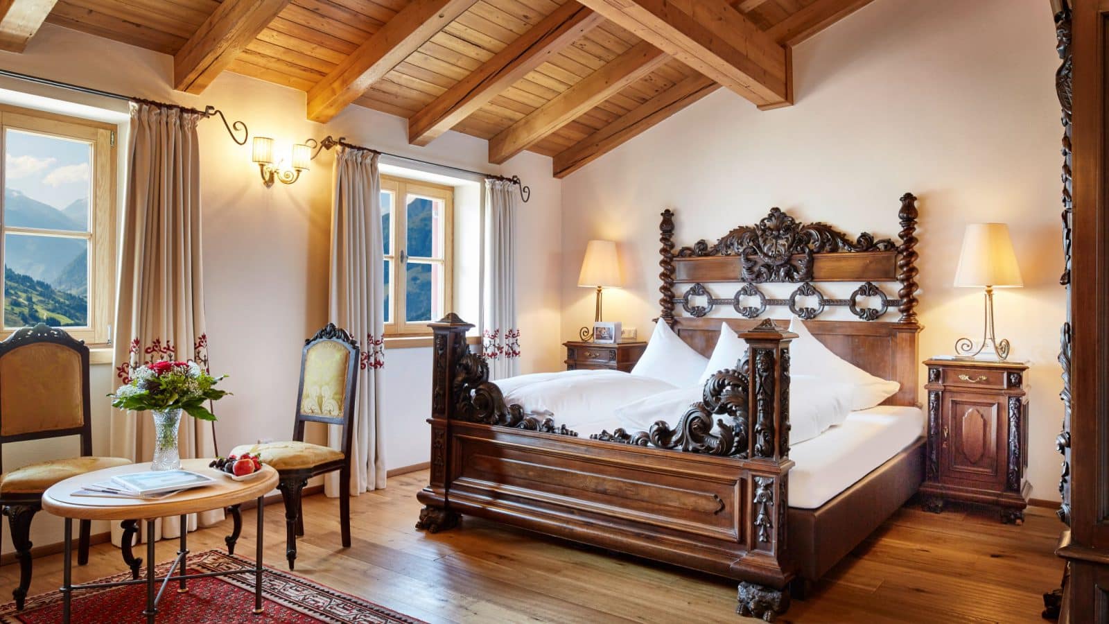 Deluxe Zimmer im Hotel Schloss Mittersill