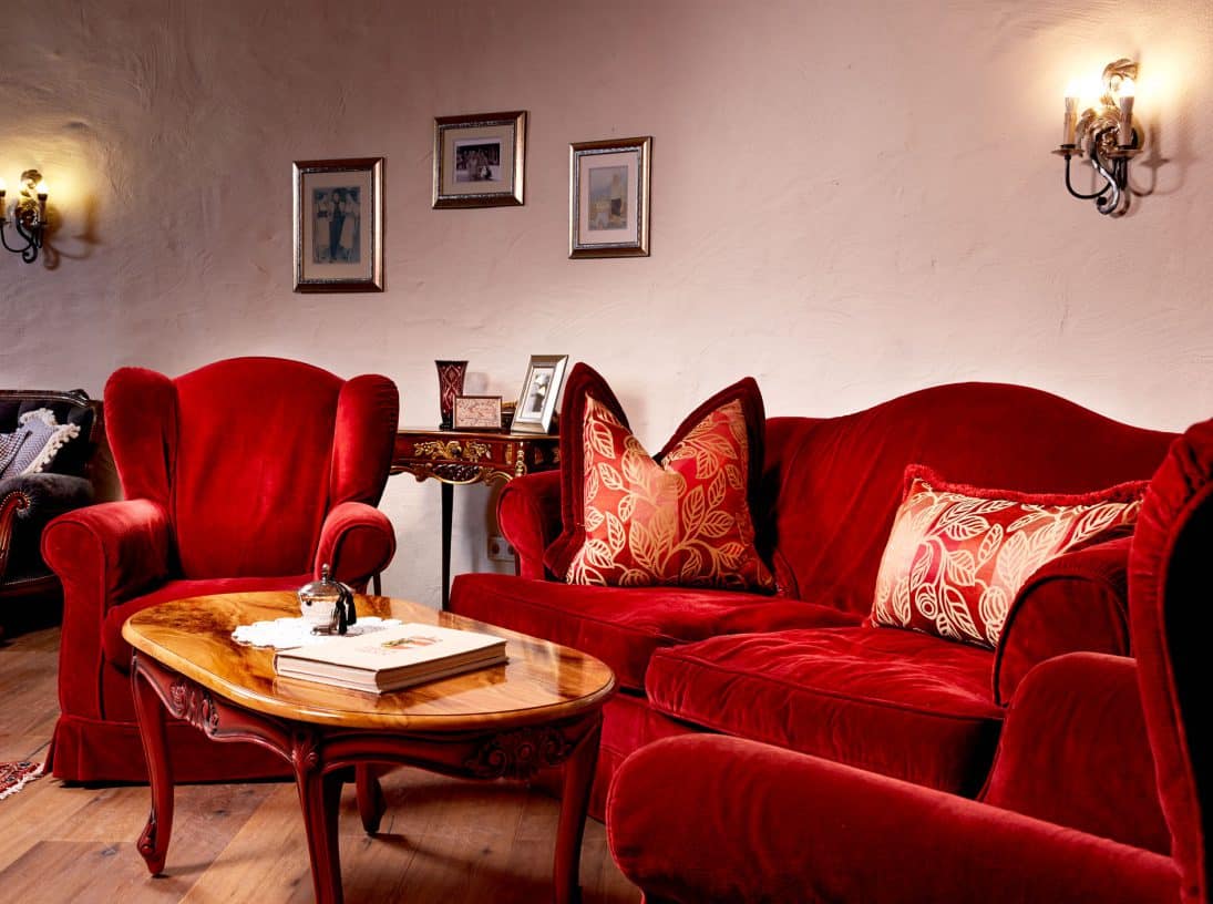 Lounge im Hotel Schloss Mittersill