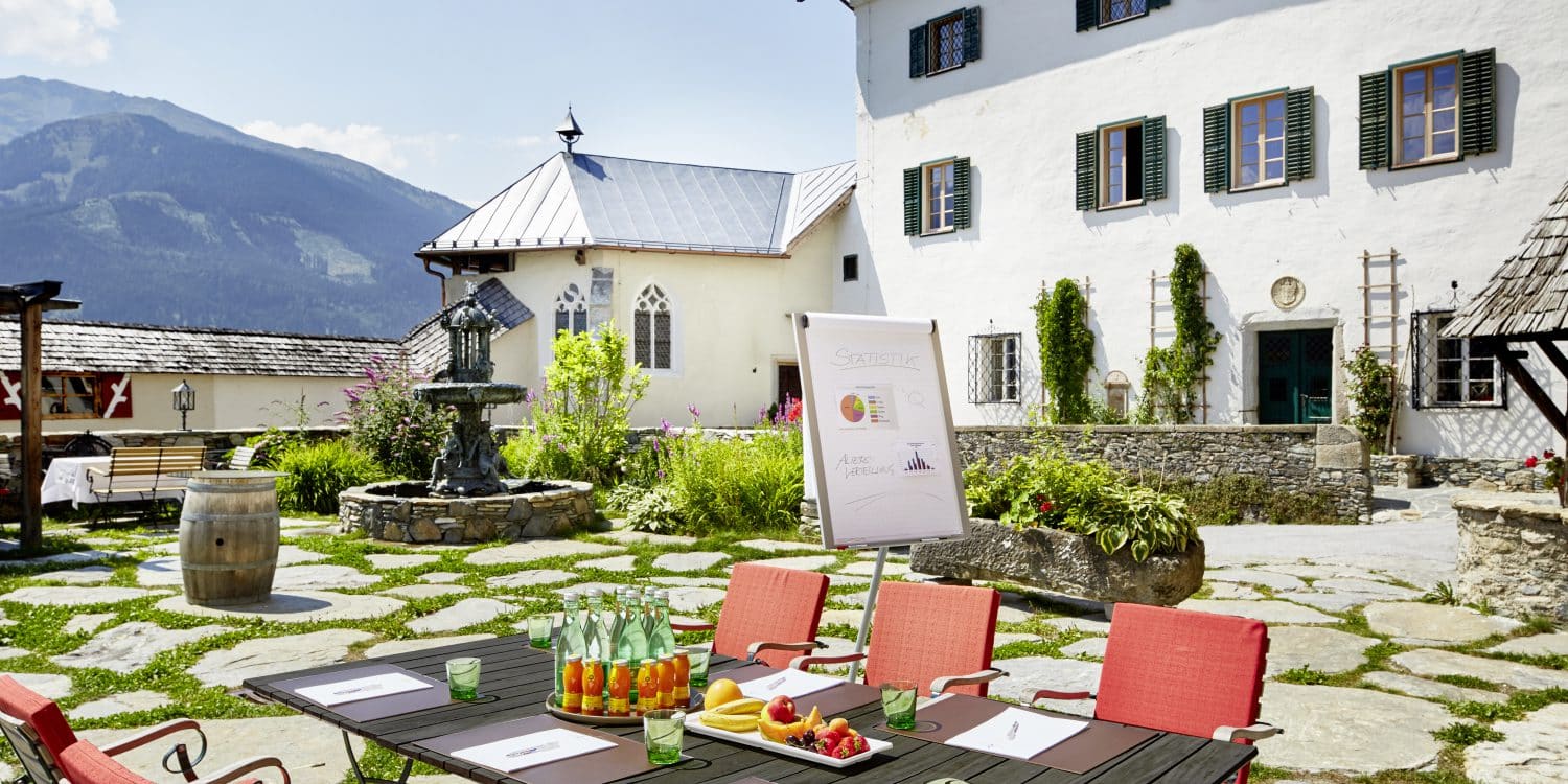 Seminare im Freien Hotel Schloss Mittersill