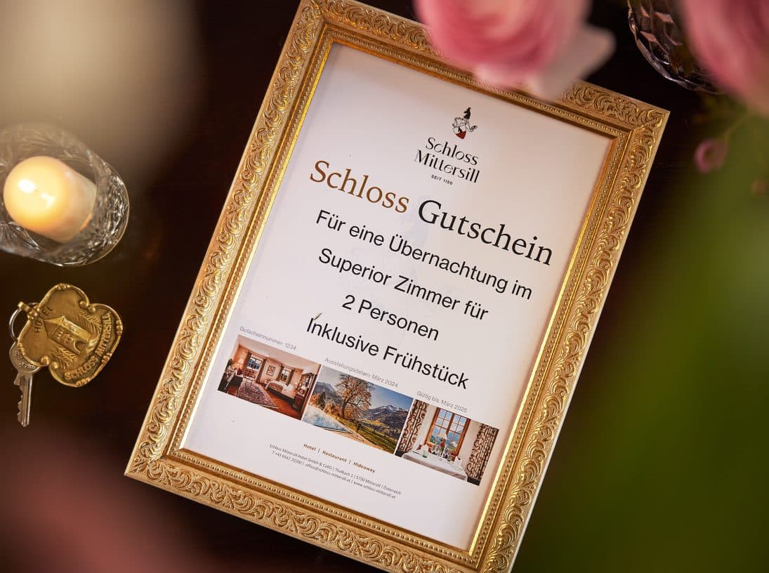 Gutscheine Hotel Schloss Mittersill